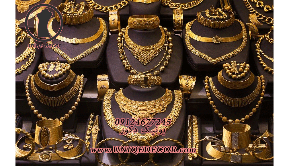 سفره ویترین طلافروشی طلافروشی لوکس