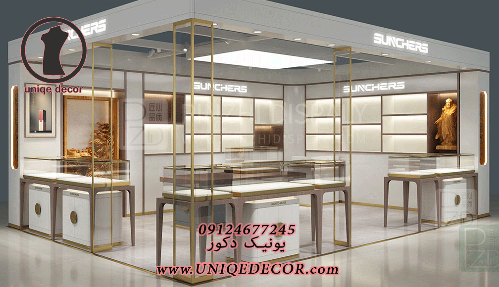 استاندارد طراحی طلافروشی طراحی ویترین استاندارد در طلافروشی دکوراسیون مغازه طلافروشی ارتفاع کانتر طلافروشی کانتر طلافروشی قیمت کانتر طلافروشی قیمت پیشخوان جواهرات سازمان دهی جواهرات ویترین