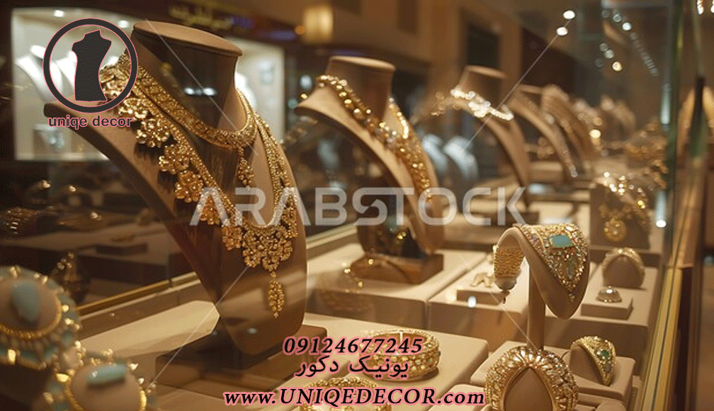 آموزش ساخت ویترین مغازه ساخت ویترین مدرن ویترین مغازه ویترین خفن جواهرات طلافروشی مدرن جواهرفروشی شیک ایده طراحی ویترین جواهرات